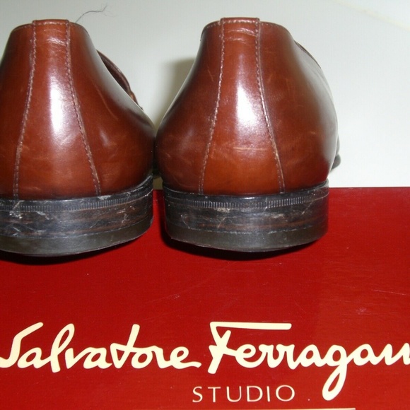 Salvatore Ferragamo Mens Leather Shoes, size 10 main image 7